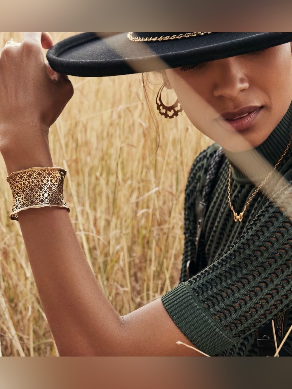Kendra Scott Gold Cuff Bracelet